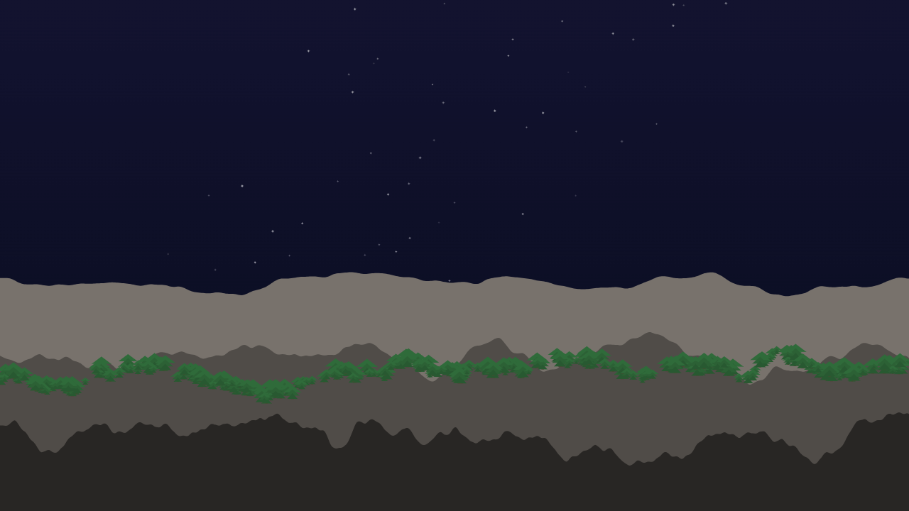 Test your GPU with the Lightweight Canvas Benchmark 2D Landscape Lightweight GPU Benchmark Preview (Night Scene with Stars)